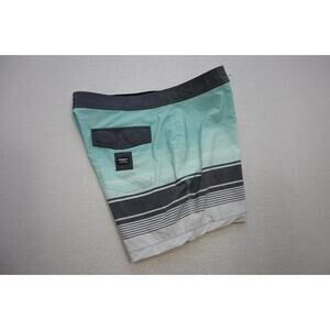 Oneill Board Shorts Striped Athletic Surf Performance 5.5" Inseam Mens Size 38